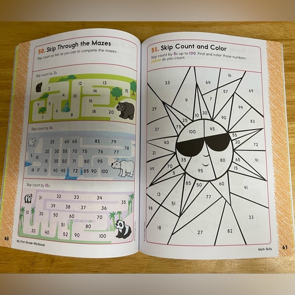 School Zone Big First Grade & My First Grade WorkBook ages 6-7 - Picture 5 of 6
